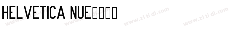 Helvetica Nue字体转换